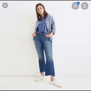 Madewell Cali Demi Jeans - Chewed Hem